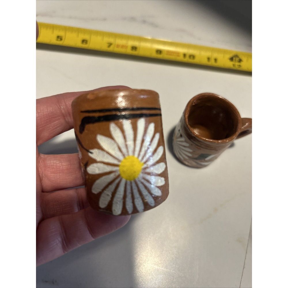 Vintage Native American Childs Cup Apache Set Of 2